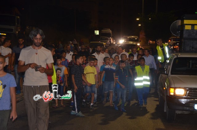 فيديو : الرئيس عادل بدير والجيل اذهبي يشاركون الأهالي والأطفال  بمسيرة عيد الأضحى 